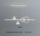 GobekUsa LED Pendant Light: Modern Minimalist Chandelier for Dining Room, Living Room, Kitchen, Bedroom