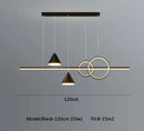 GobekUsa LED Pendant Light: Modern Minimalist Chandelier for Dining Room, Living Room, Kitchen, Bedroom