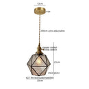 GobekUsa LED Pendant Light: Nordic Hanging Lamp for Bedroom, Dining Room, Hallway