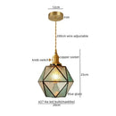GobekUsa LED Pendant Light: Nordic Hanging Lamp for Bedroom, Dining Room, Hallway