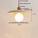 GobekUsa LED Pendant Light Stone Wood Glass Nordic Modern Hang Lamp