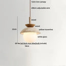GobekUsa LED Pendant Light: Yellow Stone Wabi Sabi Nordic Modern Hanging Lamp