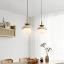 GobekUsa LED Pendant Light: Yellow Stone Wabi Sabi Nordic Modern Hanging Lamp