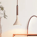 GobekUsa LED Pendant Light Yellow Travertine Modern Hanging Lampara