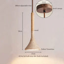 GobekUsa LED Pendant Light Yellow Travertine Modern Hanging Lampara