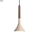 GobekUsa LED Pendant Light Yellow Travertine Modern Hanging Lampara