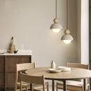 GobekUsa LED Pendant Lights: Adjustable Glass Ball Hang Lamp for Dining Room & Restaurant