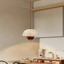GobekUsa LED Pendant Lights Bar Decor Yellow Travertine Stone Wood Hang Lamp
