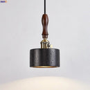 GobekUsa LED Pendant Lights Black Travertine Table Hanging Lamp for Bedroom Living Dining Room