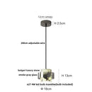 GobekUsa LED Pendant Lights Bulgari Stone Adjustable Steel Hang Lamp Lighting