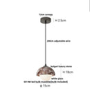 GobekUsa LED Pendant Lights Bulgari Stone Adjustable Steel Hang Lamp Lighting