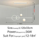 GobekUsa LED Pendant Lights for Dining Room & Kitchen - Modern Chandelier Lighting