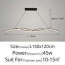GobekUsa LED Pendant Lights for Home Decor Living, Study, Dining Room - Minimalist Indoor Lighting