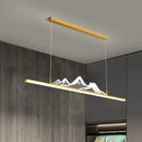 GobekUsa LED Pendant Lights for Living, Dining, Kitchen Chandelier - Modern Minimalist Home Decor