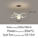GobekUsa LED Pendant Lights for Living Dining Study Room Indoor Lighting