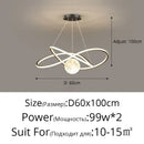 GobekUsa LED Pendant Lights for Living Dining Study Room Indoor Lighting