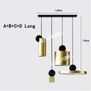 GobekUsa LED Pendant Lights for Living Room Kitchen Bedroom Chandelier