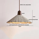 GobekUsa LED Pendant Lights for Modern Decor with Cement Wood Design