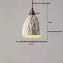 GobekUsa LED Pendant Lights for Modern Decor with Cement Wood Design