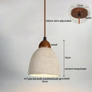 GobekUsa LED Pendant Lights for Modern Decor with Cement Wood Design