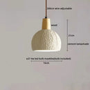 GobekUsa LED Pendant Lights for Modern Decor with Cement Wood Design