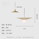 GobekUsa LED Pendant Lights Gold/Black Modern Minimalist Dining/Living Room Bedroom Stairs Aisle