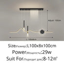GobekUsa LED Pendant Lights Modern Hanging Lamp Dining Kitchen Island Decor
