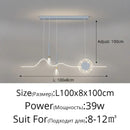 GobekUsa LED Pendant Lights Modern Hanging Lamp Dining Kitchen Island Decor