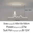 GobekUsa LED Pendant Lights Modern Hanging Lamp Dining Kitchen Island Decor