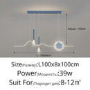 GobekUsa LED Pendant Lights Modern Hanging Lamp Dining Kitchen Island Decor