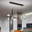 GobekUsa LED Pendant Lights: Modern Minimalist Chandelier with Remote Control, Ideal for Kitchen, Dining, Office