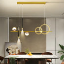 GobekUsa LED Pendant Lights: Modern Minimalist Chandelier with Remote Control, Ideal for Kitchen, Dining, Office