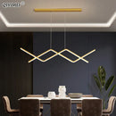 GobekUsa LED Pendant Lights: Modern, Remote-Control, Cord Hanging, for Study, Kitchen, Living Room