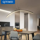 GobekUsa LED Pendant Lights: Modern, Remote-Control, Cord Hanging, for Study, Kitchen, Living Room
