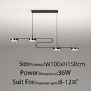 GobekUsa LED Pendant Lights: Remote Controlled Modern Lighting for Home Décor