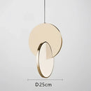 GobekUsa LED Pendant Lights Round Ring Lamp for Home Decoration