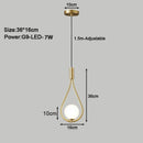 GobekUsa LED Pendant Lights with G9 Bulb for Indoor Chandelier