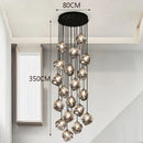 GobekUsa LED Pendant Staircase Chandeliers Hanging Light Indoor Lighting