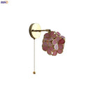 GobekUsa LED Petal Wall Sconce Modern Nordic Style Pull Chain Switch Stair Mirror Light