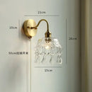GobekUsa LED Petal Wall Sconce Modern Nordic Style Pull Chain Switch Stair Mirror Light
