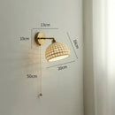 GobekUsa LED Petal Wall Sconce Modern Nordic Style Pull Chain Switch Stair Mirror Light