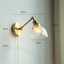GobekUsa LED Petal Wall Sconce Modern Nordic Style Pull Chain Switch Stair Mirror Light