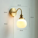 GobekUsa LED Petal Wall Sconce Modern Nordic Style Pull Chain Switch Stair Mirror Light
