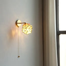 GobekUsa LED Petal Wall Sconce Modern Nordic Style Pull Chain Switch Stair Mirror Light