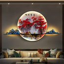 GobekUsa LED Pine Landscape Wall Light for Home Decor
