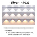 Ultra thin silver motion sensor cabinet light kitchen led strip by Decorbites