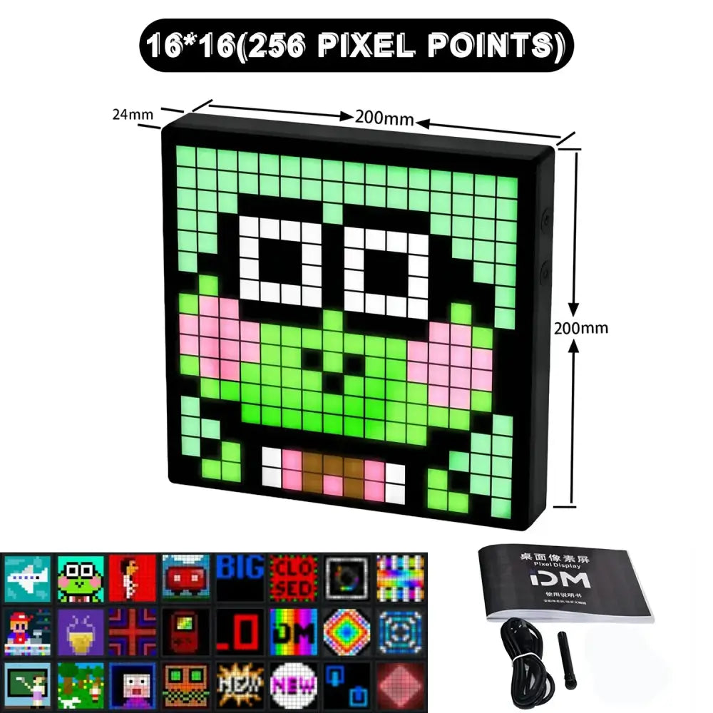 GobekUsa LED Pixel Display: Bluetooth App Control for Gaming Room Decor & Animation Frame, photo 8 of 8