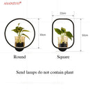 GobekUsa LED Plant Wall Lamps: Modern Creative Home Decor Lighting Fixtures