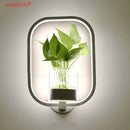 GobekUsa LED Plant Wall Lamps: Modern Creative Home Decor Lighting Fixtures