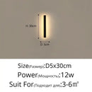 GobekUsa LED Porch Lights | Modern Outdoor Black Lamps for Living Room & Bedroom